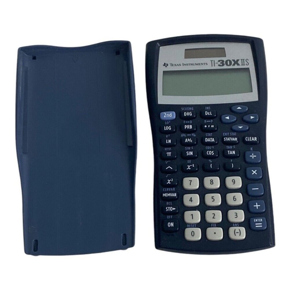 Texas Instrument TI-30X IIS Scientific Calculator Solar Cover tested
